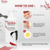 Geisha Beauty Secrets Brightening Body Lotion with Kojic Acid 400ml - FairSkins.us