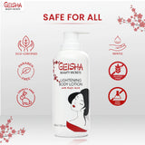 Geisha Beauty Secrets Brightening Body Lotion with Kojic Acid 400ml - FairSkins.us