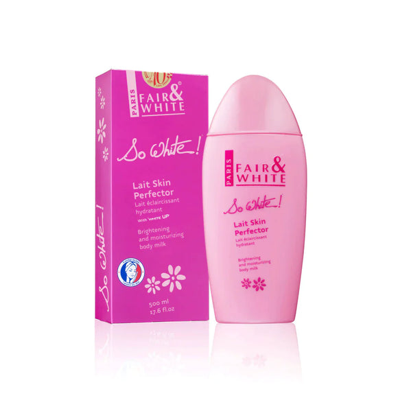 Fair and White : So White Skin Perfector Brightening and Moisturizing Body Milk 500 ml