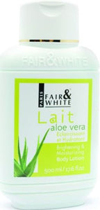 Fair and White Aloe Vera - Moisturizing Brightening Lotion - FairSkins.us
