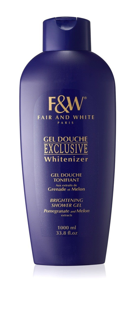 Fair and White Exclusive Shower Gel With Pomegranate And Melon Extracts 1000ml (Hydroquinone FREE!!!) - FairSkins.us